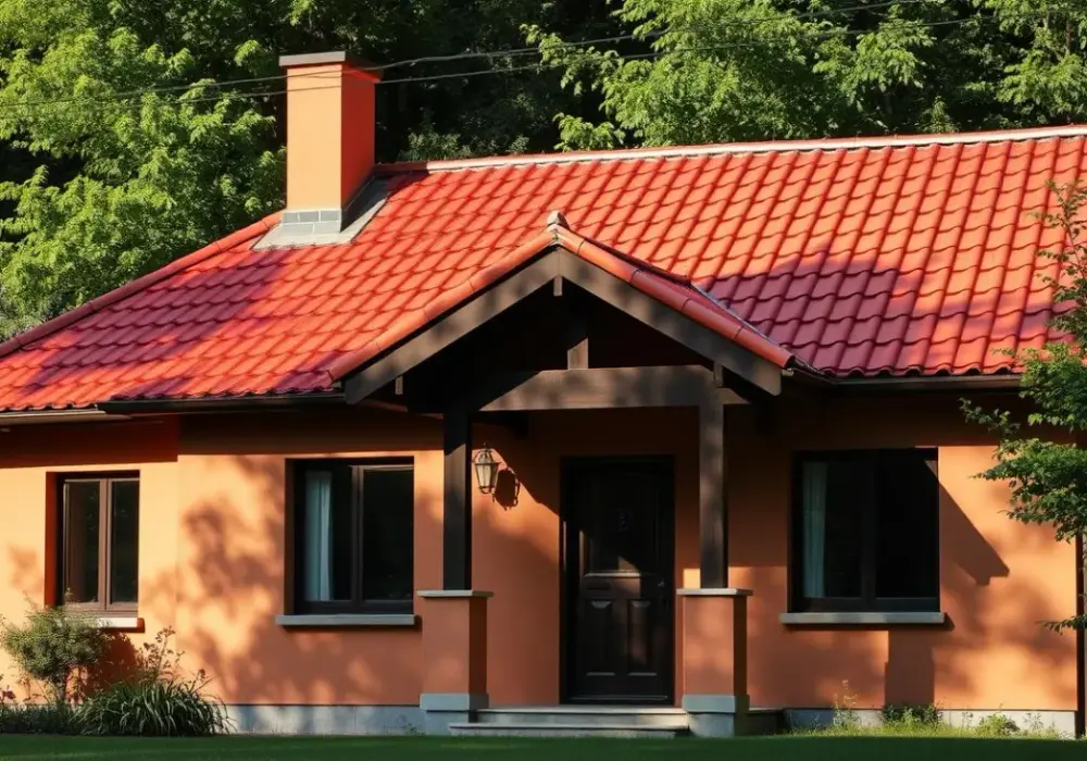 Jaki kolor elewacji do czerwonego dachu? Odkryj idealne połączenia
