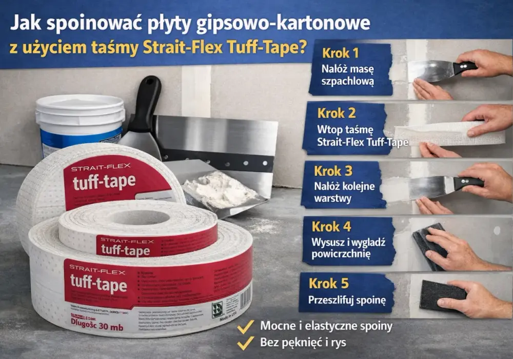 Jak spoinować płyty g-k? Poradnik krok po kroku bez pęknięć
