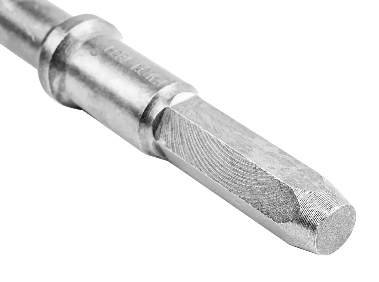 Metalowa przedłużka do wiertła SDS z widocznym logo producenta.