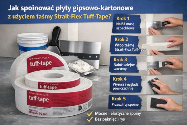 Jak spoinować płyty g-k? Poradnik krok po kroku bez pęknięć